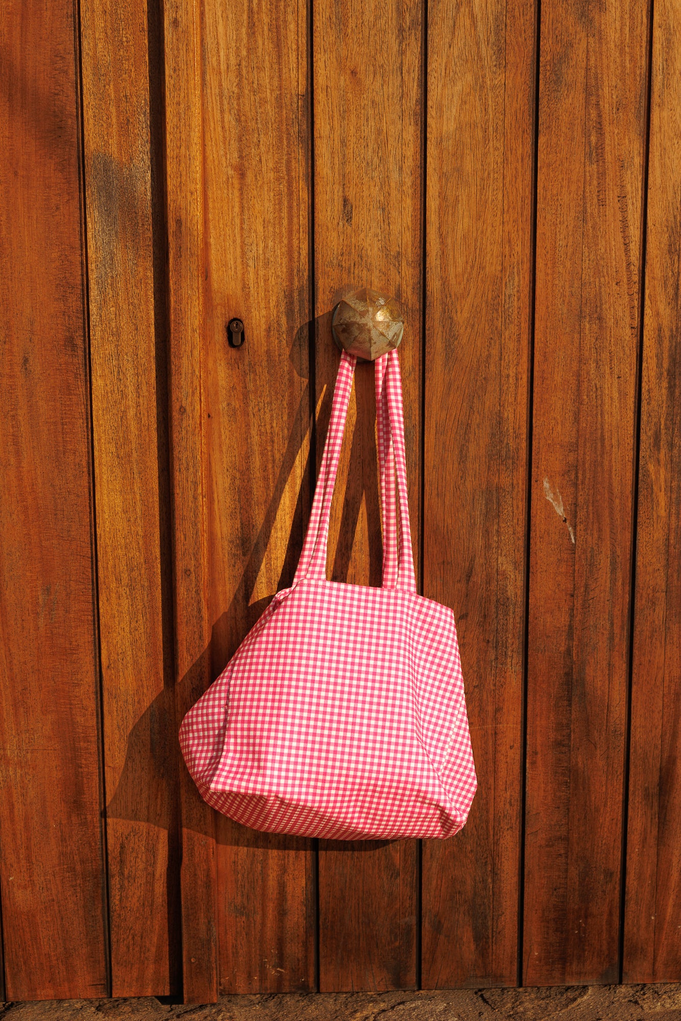 Borsa A Spalla Vichy fuxia