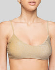Brassiere Glitter Champagne
