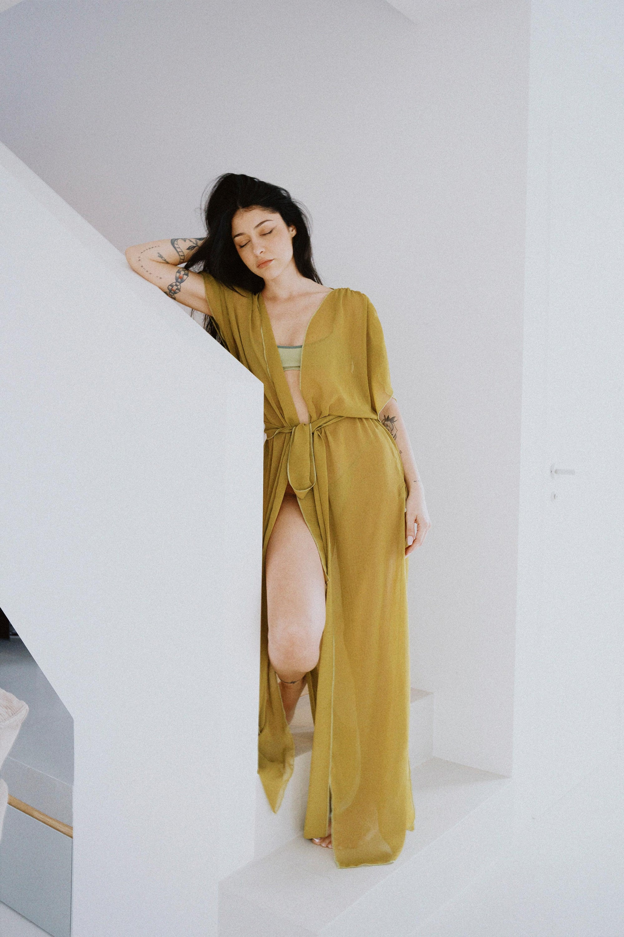 Beatriz Kimono Lime