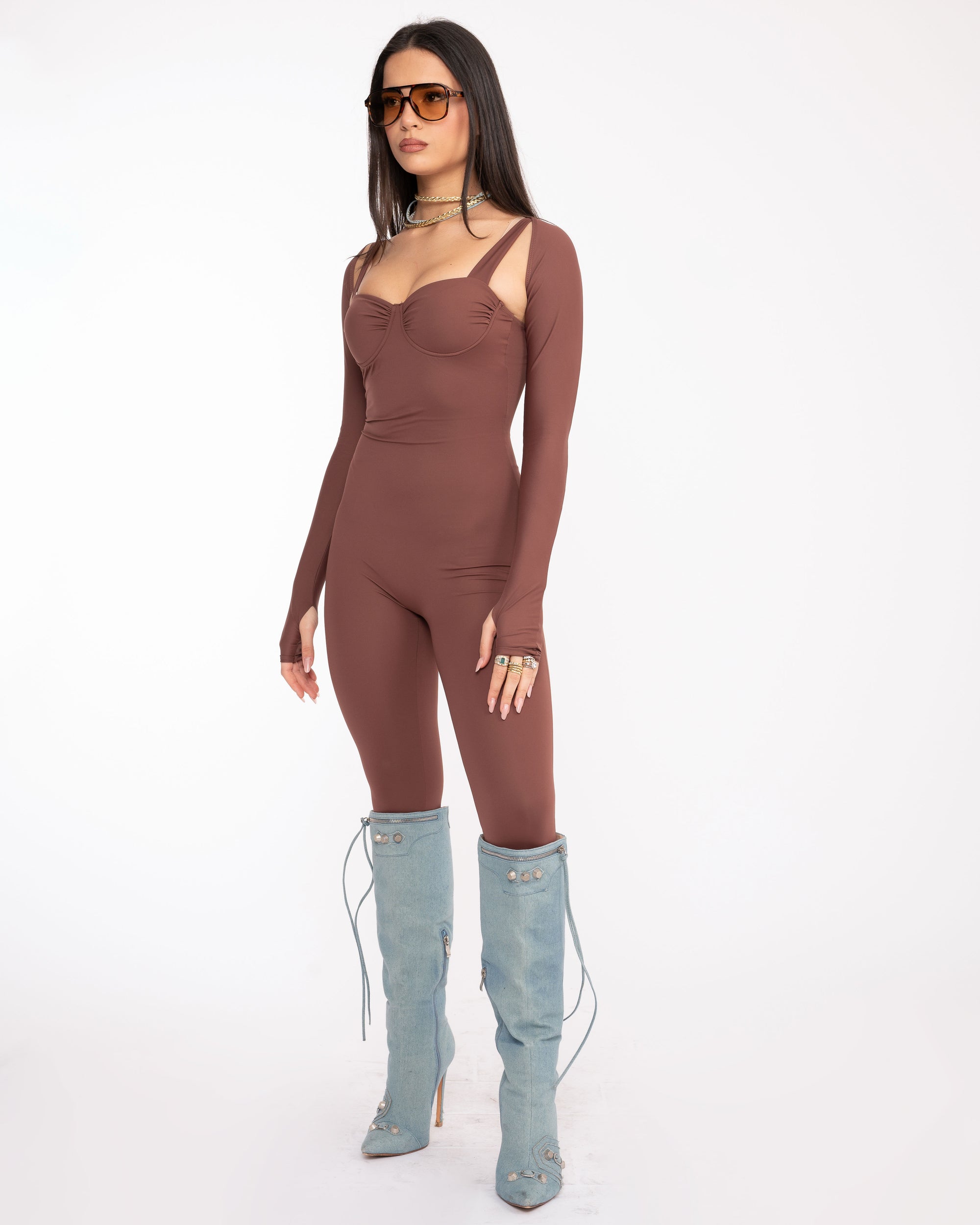 Jumpsuit Sculpt Castano