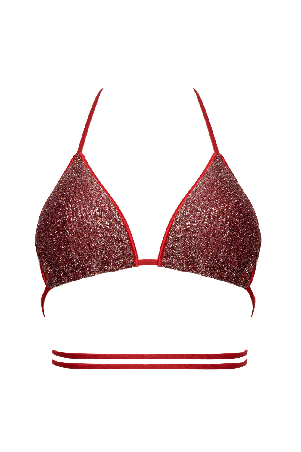 Triangolo Glitter Cherry