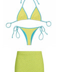 Bikini Pois con mini gonna