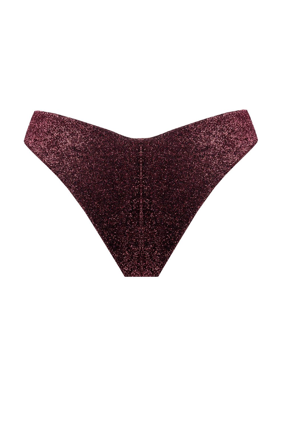 Brasiliana "V" Taglio Glitter Malva