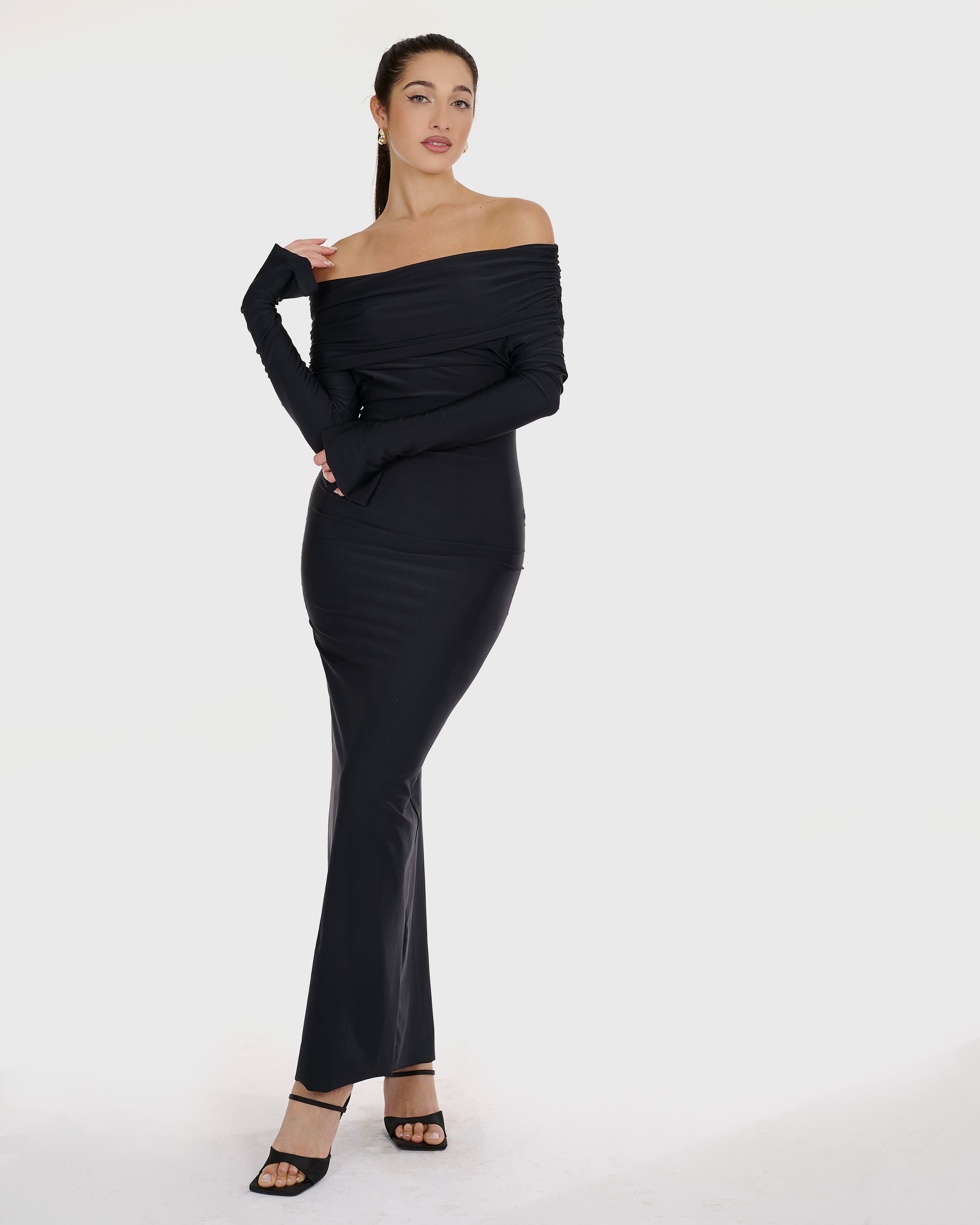 Medusa Black Dress