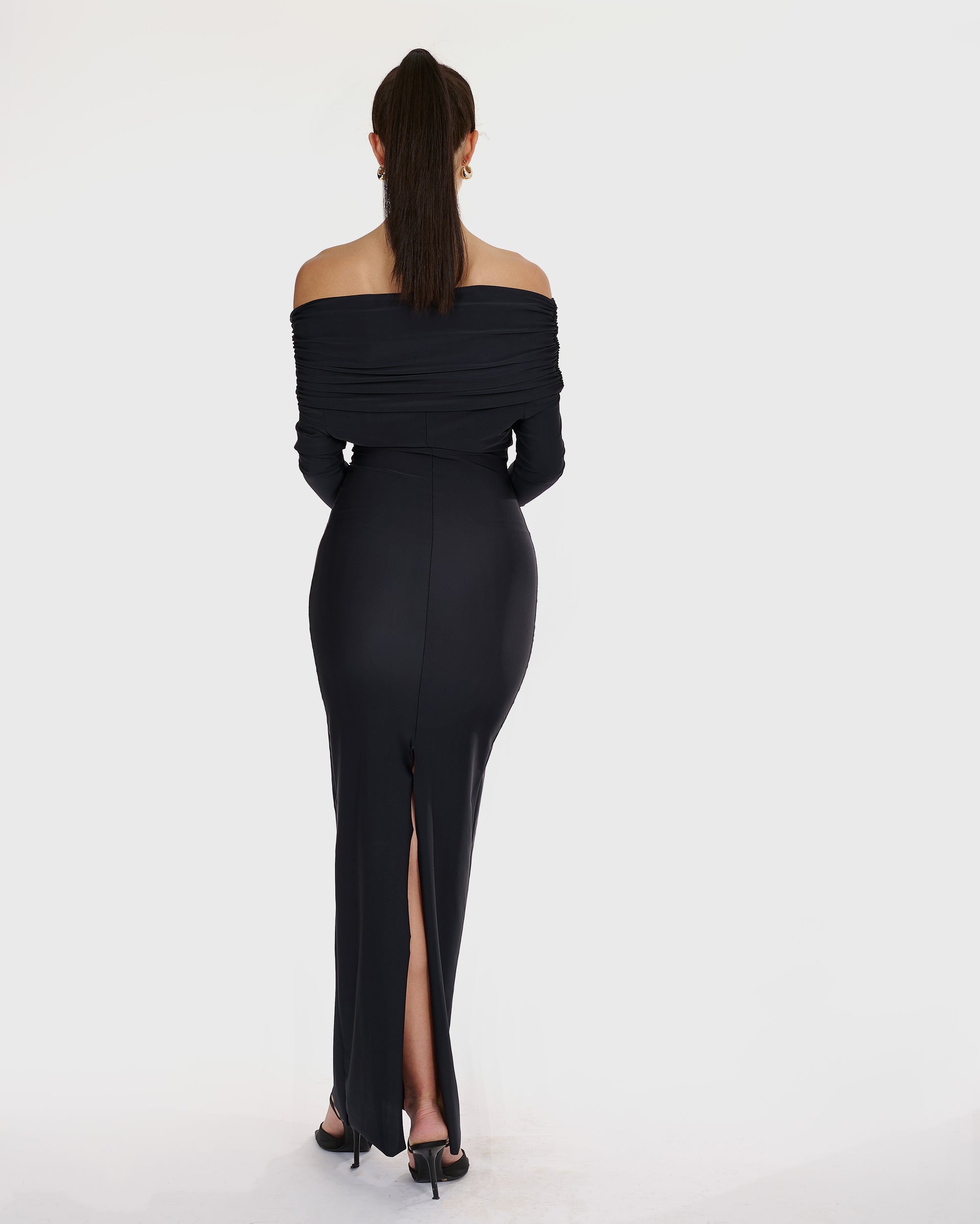 Medusa Black Dress