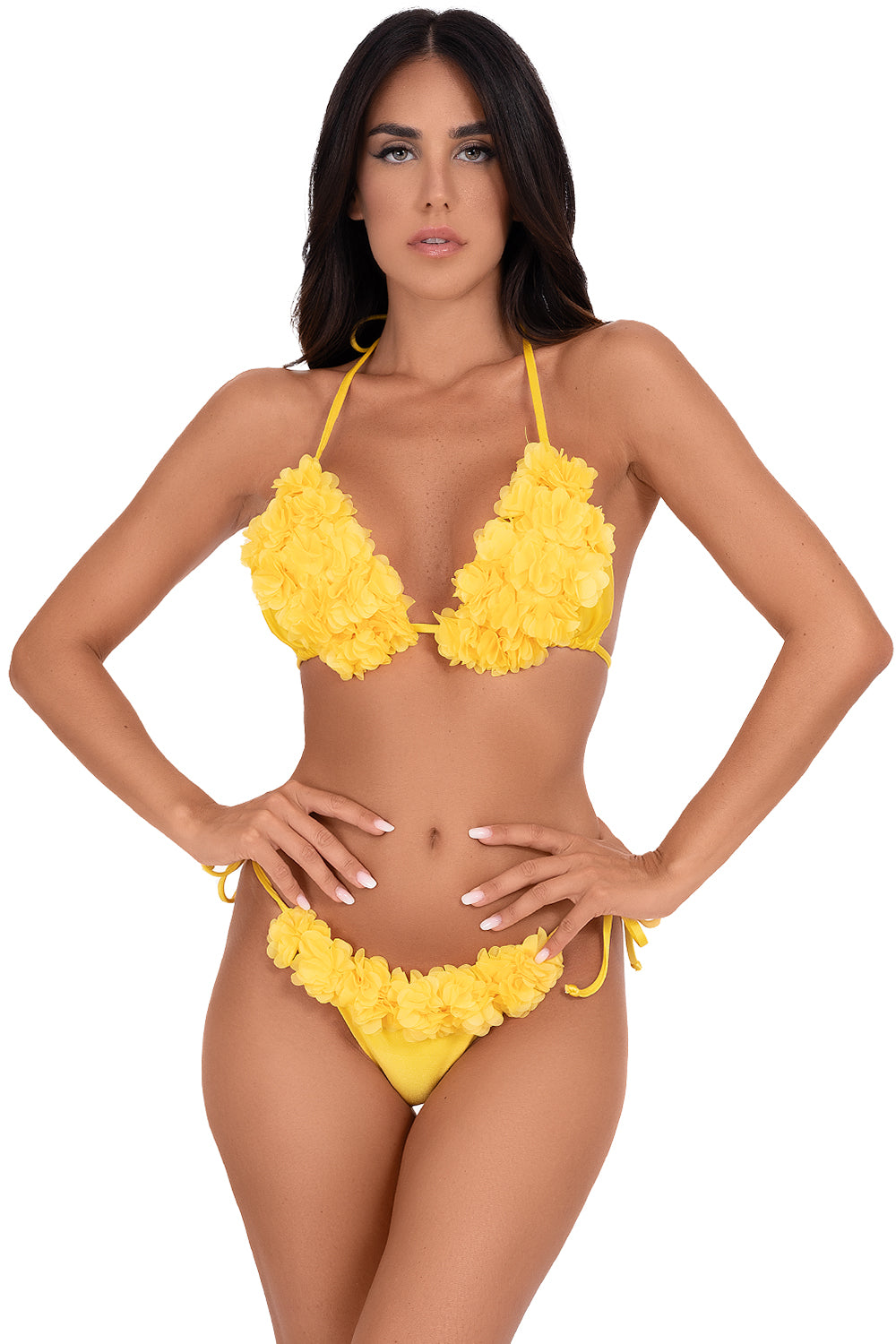 Frida Yellow Triangle Bikini