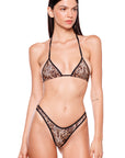 Bikini Triangolo Bordato Savage 