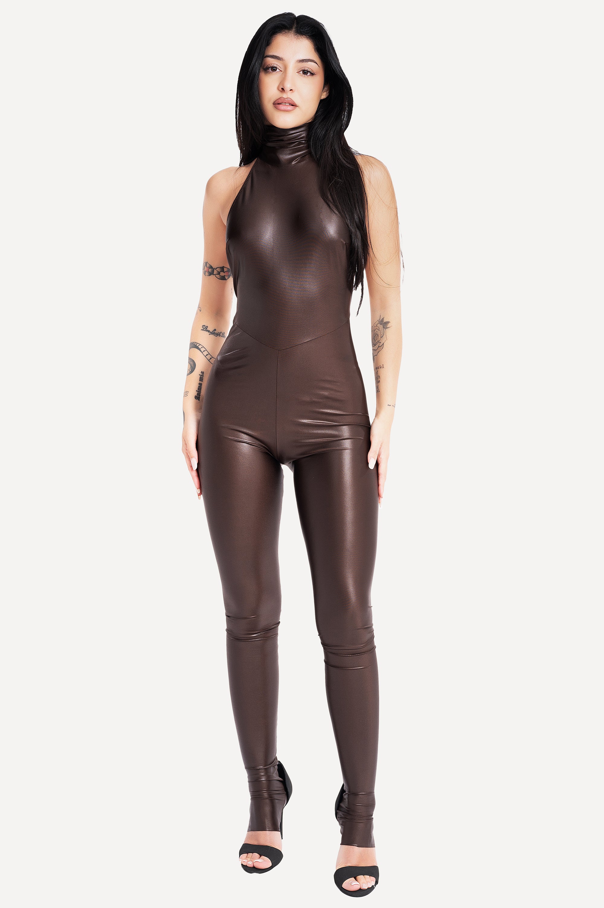 Hades Jumpsuit Eff. Brown leather