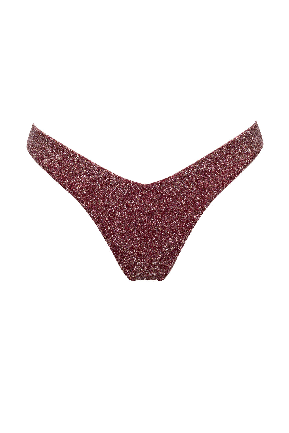 Brasiliana "V" Taglio Glitter Cherry