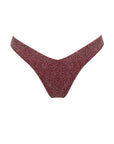 Brasiliana "V" Taglio Glitter Cherry