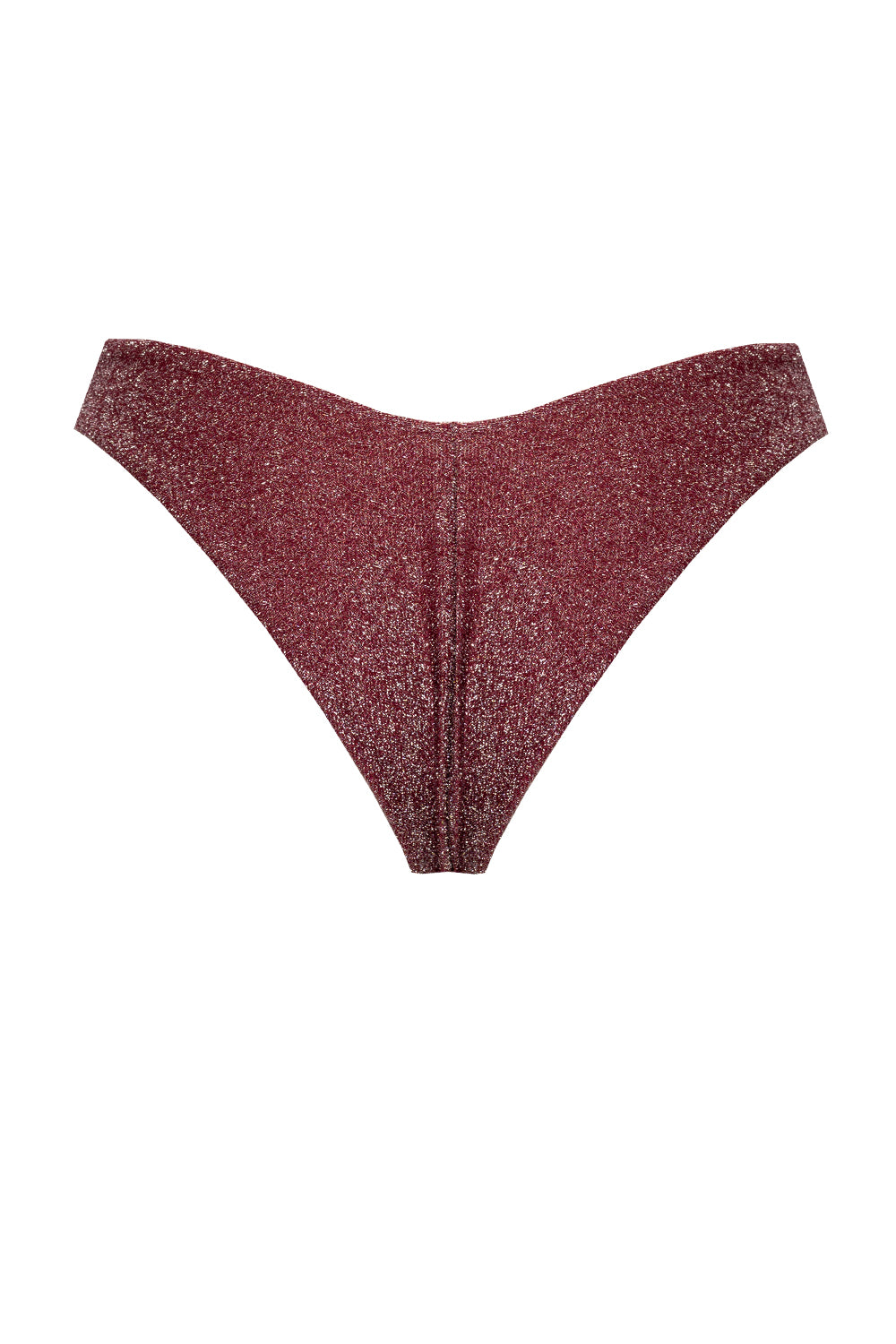 Brasiliana "V" Taglio Glitter Cherry