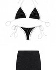 Bikini Pois con mini gonna