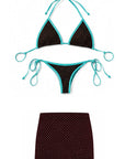 Bikini Pois con mini gonna